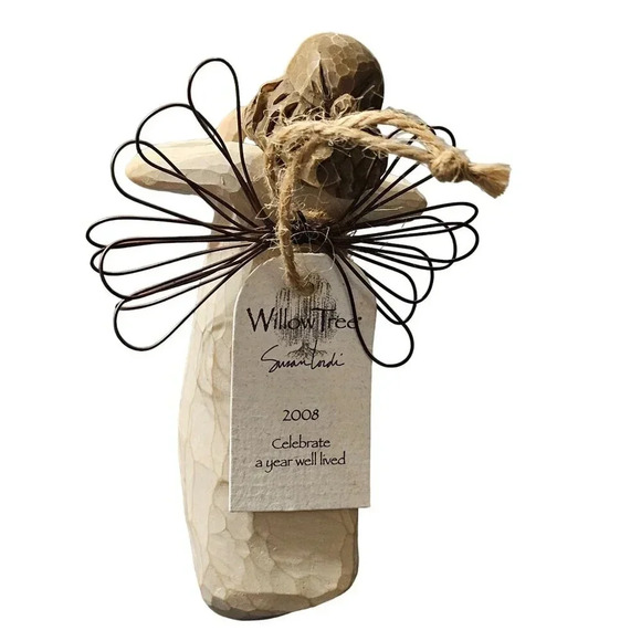 Willow Tree 2008 Demdaco 4 in Angel Christmas Ornament Figurine Susan Lordi  EUC - Picture 4 of 8